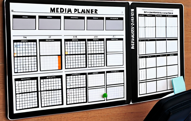 A media planner using the Eisenhower Matrix to prioritize tasks, with urgent and important tasks clearly identified.