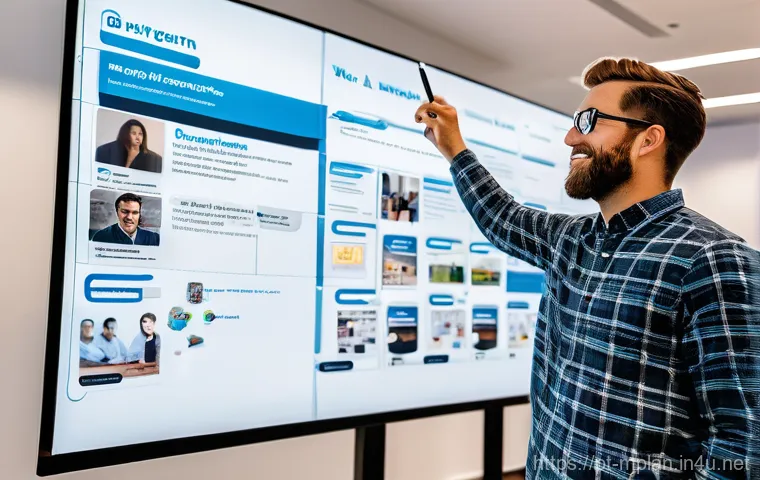 미디어 플래너의 다양한 경력 옵션 - **Data-Driven Strategist in Action:**
    A professional woman in her mid-30s, dressed in a stylish ...